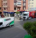 La caravana de la Vuelta Femenina llega a Teruel entre la resignación del comercio del Ensanche